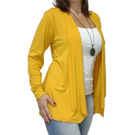 Cardigã Cardigan Casaquinho Casaco Kimono Feminino Curto Meia Estação - Image 4