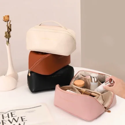 Bolsa Necessaire Super Espaçosa Maquiagem Portátil Para Viagem - Image 4