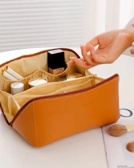 Bolsa Necessaire Super Espaçosa Maquiagem Portátil Para Viagem