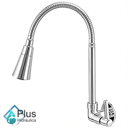 Torneira Gourmet Cone De Parede - Inox