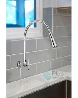 Torneira Gourmet Cone De Parede – Inox