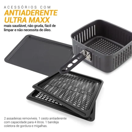 Air Fryer Oven Philco 12L 1800W 4 em 1 PFR2200 - Image 3