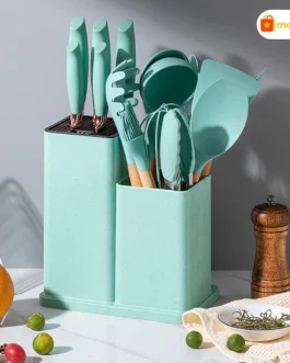 Jogo Utensílios de Cozinha Luxo 19 Peças