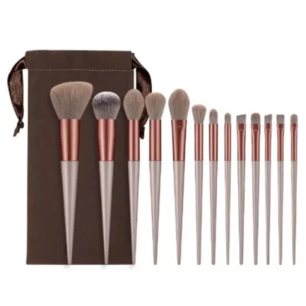 Kit 13 Pçs Pincéis De Maquiagem Contorno Kabuki Profissional